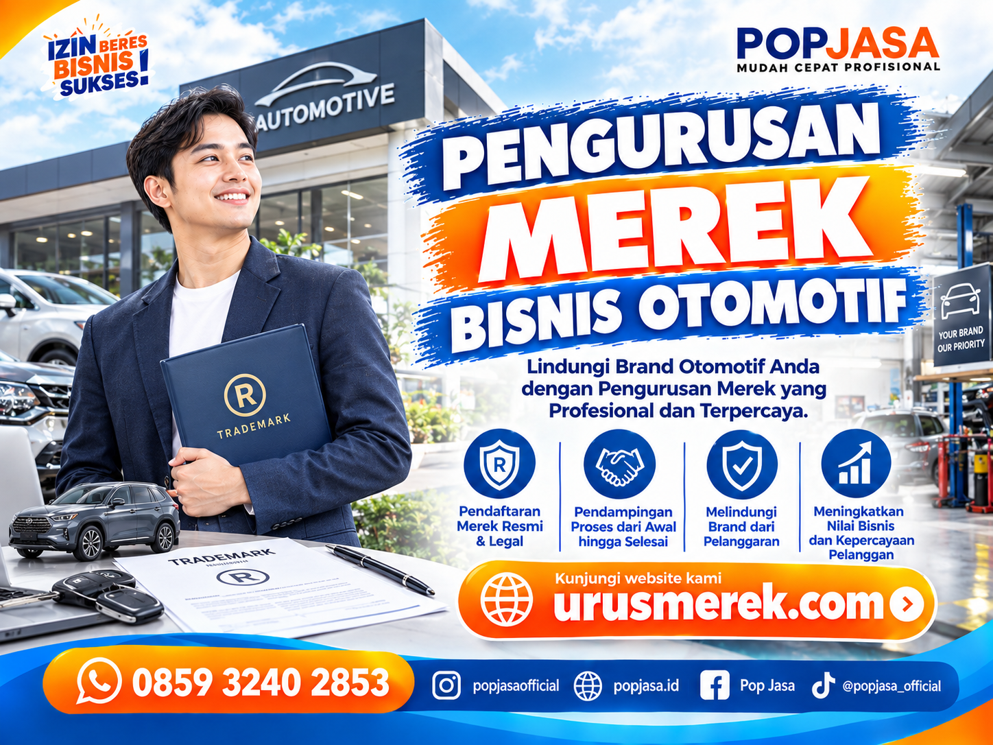 Jasa Pengurusan Merek Bisnis Otomotif 